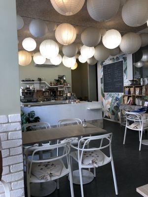 Inside   at Amour Patisserie Vegetale in Nice