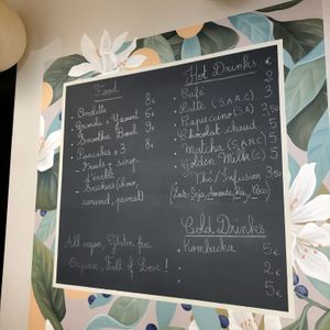 Menu   at Amour Patisserie Vegetale in Nice
