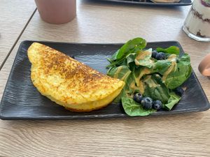 Omlette  at Amour Patisserie Vegetale in Nice