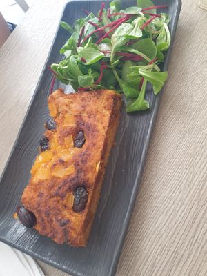 Focaccia at Amour Patisserie Vegetale in Nice