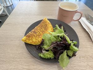 Omlette   at Amour Patisserie Vegetale in Nice