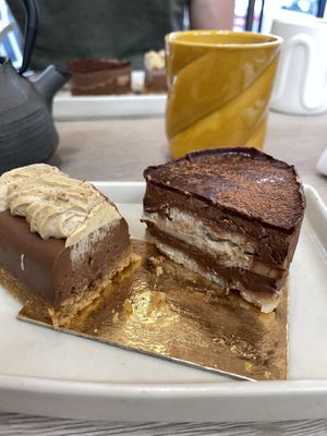 Just look at those cakes 😋  at Amour Patisserie Vegetale in Nice