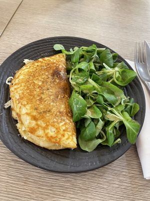 Omelet  at Amour Patisserie Vegetale in Nice