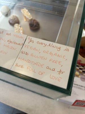   at Amour Patisserie Vegetale in Nice