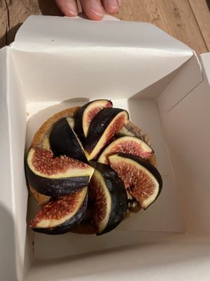 Fig tart! Fresh and delicious !  at Amour Patisserie Vegetale in Nice