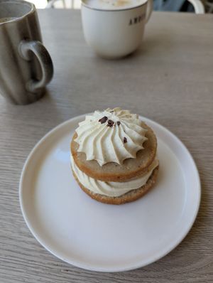 Delicious pastries at Amour Patisserie Vegetale in Nice