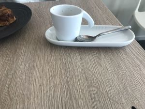 Delicious coffee at Amour Patisserie Vegetale in Nice