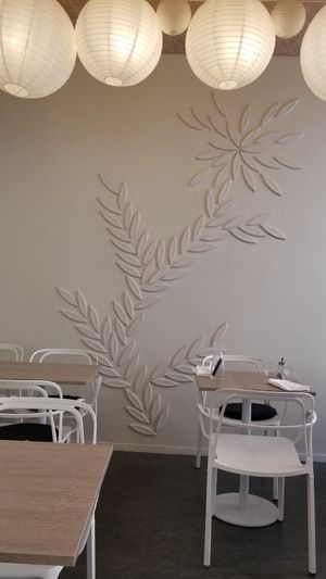 Interior at Amour Patisserie Vegetale in Nice