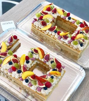 Number cake  at Amour Patisserie Vegetale in Nice