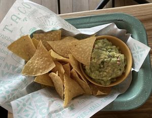 Guacamole and chips   at Tacotarian - Southwest LV in Las Vegas