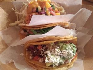 Various tacos at Tacotarian - Southwest LV in Las Vegas