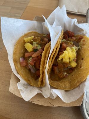 Al pastor tacos  at Tacotarian - Southwest LV in Las Vegas