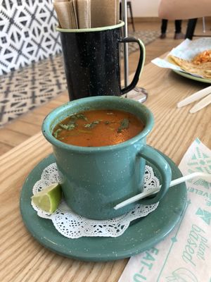 Fideo soup at Tacotarian - Southwest LV in Las Vegas