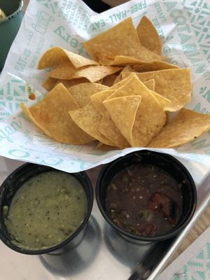 Chips and salsa at Tacotarian - Southwest LV in Las Vegas
