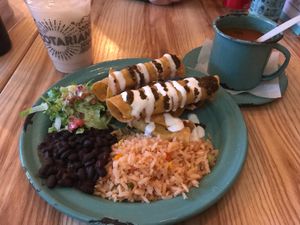 Flautas, Fideo and Horchata  at Tacotarian - Southwest LV in Las Vegas
