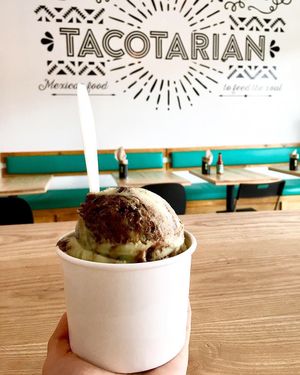 Pop Up Girl Scout Cookie Mint Ice Cream at Tacotarian - Southwest LV in Las Vegas
