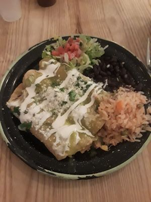 Enchilada with Green Sauce at Tacotarian - Southwest LV in Las Vegas