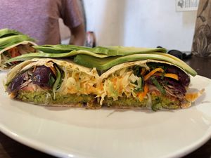 Durum mega vegano  at Green Falafel in Cusco