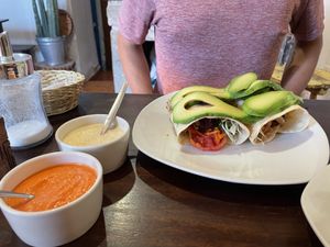 Durum mega vegano  at Green Falafel in Cusco