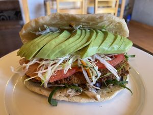   at Green Falafel in Cusco