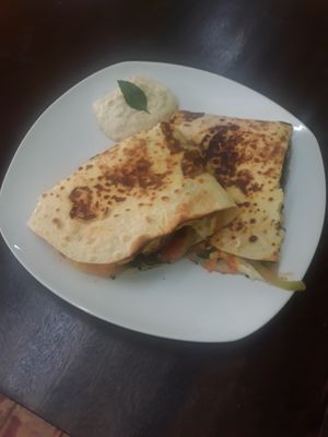 Excelente at Green Falafel in Cusco