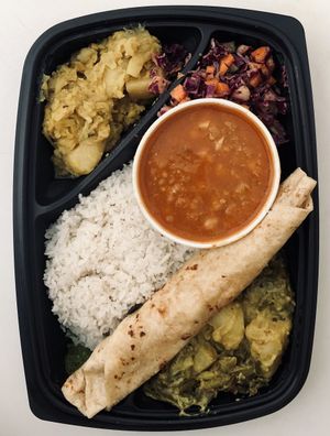 Vegan Thali at Kasa Indian Eatery - Polk St in San Francisco
