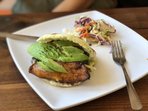 Vegan Arepa at Pica Pica Arepa Kitchen in San Francisco