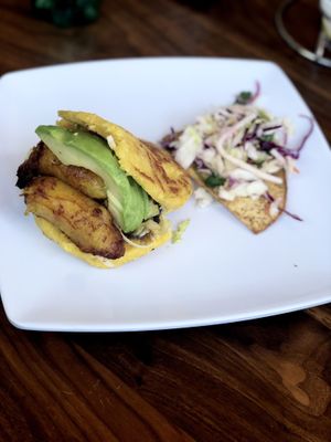 Arepa.  at Pica Pica Arepa Kitchen in San Francisco