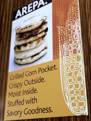 Gluten free.  at Pica Pica Arepa Kitchen in San Francisco