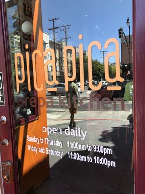 Open daily.  at Pica Pica Arepa Kitchen in San Francisco