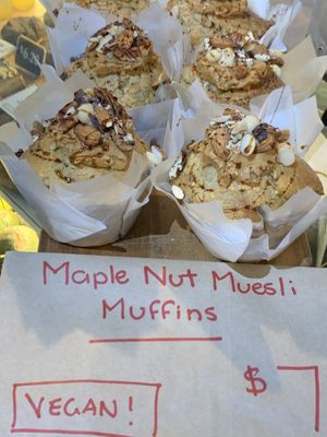 Vegan muffins at SolBowl in Parramatta