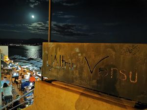 Terasse at L'Altru Versu in Corsica