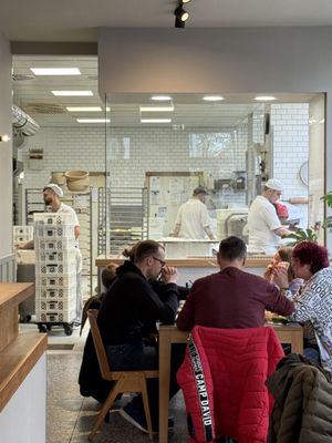 Bakers make bread everyday!   at Zeit für Brot - Charlottenburg in Berlin