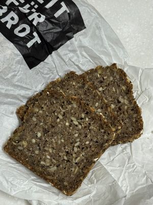 Can you believe I bring this to all the way from Berlin to Seoul? My favorite vollkornbrot!!!   at Zeit für Brot - Charlottenburg in Berlin