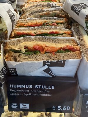 Vegan Sandwich, Organic  at Zeit für Brot - Charlottenburg in Berlin
