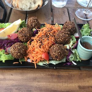 Falafel at L'artigiana in Corsica