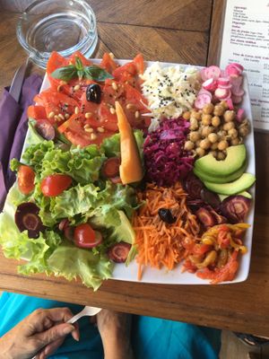 Crudités  at L'artigiana in Corsica