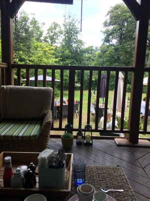 Beautiful setting  at Spot in the Woods in Southampton