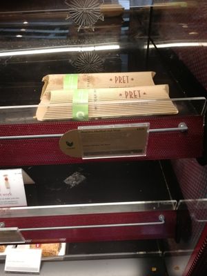 Meatless Meatball Hot Wrap at Pret A Manger - Waterloo Station in South East London