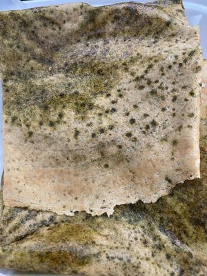 Masala Dosa with potato, spinach, and basil at Dosa House in Bellevue