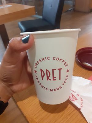 Decent coffee at Pret A Manger - Battersea in South West London