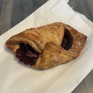 Vegan Very Berry Croissant  at Pret A Manger - Waverley Station in Edinburgh