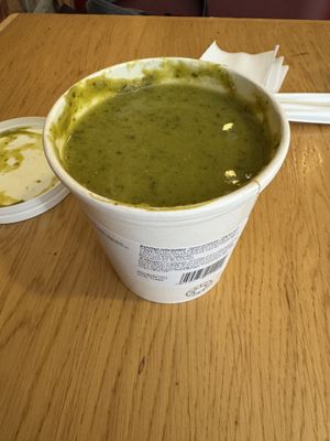 Super green soup   at Pret A Manger - Hanover St in Edinburgh