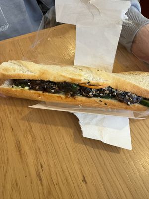 Mushroom banh mi   at Pret A Manger - Hanover St in Edinburgh