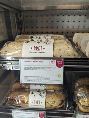  at Pret A Manger- Deansgate in Manchester