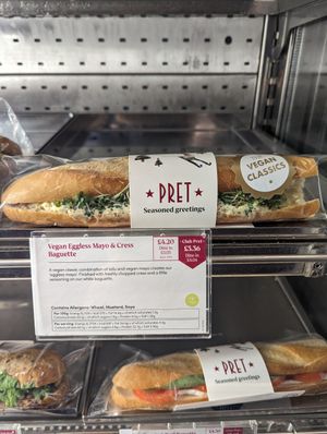  at Pret A Manger- Deansgate in Manchester