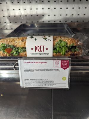  at Pret A Manger- Deansgate in Manchester