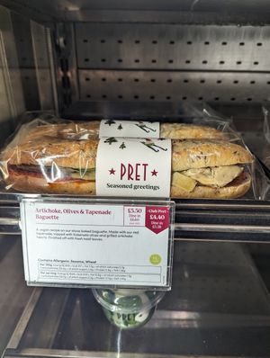  at Pret A Manger- Deansgate in Manchester