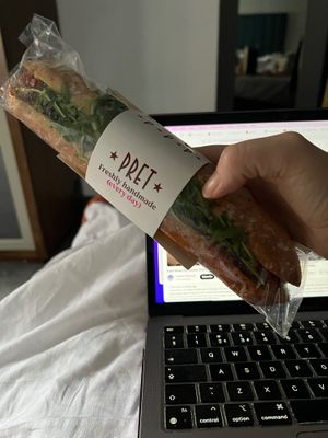 My fav baguette  at Pret A Manger - High St in Nottingham