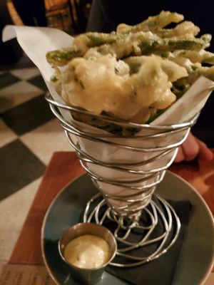 Tempura green beans at Revival Social Club in York
